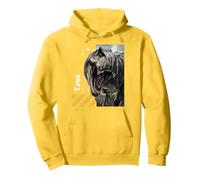 Jurassic World Rebirth Tyrannosaurus Covert Mission Pullover Hoodie, Adult Unisex, Lemon Yellow, Medium