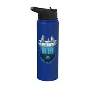 Jurassic World Rebirth Untamed Waters Island Stainless Steel Insulated Water Bottle