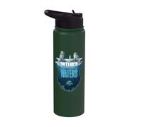 Jurassic World Rebirth Untamed Waters Island Stainless Steel Insulated Water Bottle