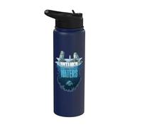 Jurassic World Rebirth Untamed Waters Island Stainless Steel Insulated Water Bottle