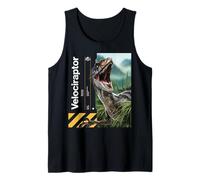 Jurassic World Rebirth Velociraptor Covert Mission Tank Top