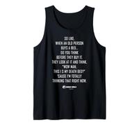 Jurassic World Rebirth Xavier Dobbs Death Bed Quote Tank Top