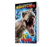 Jurassic World 'Roarsome Brother' Birthday Card