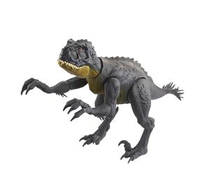 Jurassic World Slash ‘N Battle Scorpios Rex Action & Sound Dinosaur Figure Camp Cretaceous with Movable Joints, Slashing & Tail Whip Motions & Roar Sound, Kids Gift Ages 4 Years & Up, HCB03