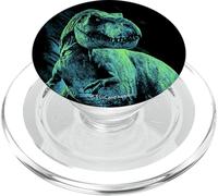 Jurassic World Stalking T-Rex Blue Green PopSockets PopGrip for MagSafe