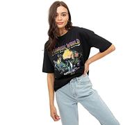 Jurassic World - Tour 2015 - Ladies Oversized T-Shirt - Black - MED