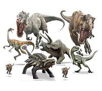 Star Cutouts Ltd TT009 Jurassic World Trex Dinosaur Collectors Edition Table Top Party Pack, Solid, Multicolour, Regular