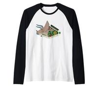 Jurassic World Triceratops Specs Raglan Baseball Tee