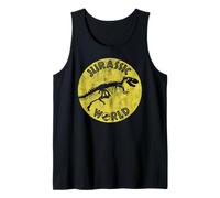 Jurassic World Two T-Rex Bones Yellow Icon Graphic T-Shirt Tank Top