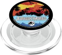 Jurassic World Two Volcano Explosion Circle Portrait Logo PopSockets PopGrip for MagSafe