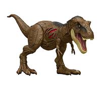 Jurassic World Tyrannosaurus Rex Articulated Action Figure Destruction, Moving Jaws, Scratches on Both Sides Physical and Digital Play, Children's Toy, Ages 4 and Above, HGC19