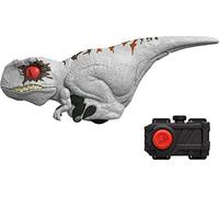 Mattel Jurassic World Dominion Uncaged Click Tracker Atrociraptor Ghost Interactive Toy Dino Motion & Sound Clicker Control