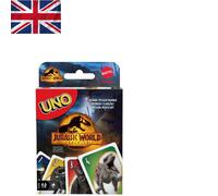 Jurassic World UNO Card Game with Special Dino Rule - Perfect Gift for All Ages
