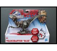 Jurassic World Velociraptor Blue Bashers and Biters Action Figure New