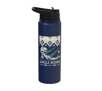 Jurassic World Velociraptor Jingle Roars Stainless Steel Insulated Water Bottle