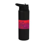Jurassic World Warning Love Bites Stainless Steel Insulated Water Bottle