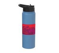 Jurassic World Warning Love Bites Stainless Steel Insulated Water Bottle