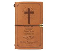 Juratar Christian Gift Leather Journals, Christmas Birthday Gifts, Inspirational Religious Gifts for Him Her, Christian Jesus Gift for Women, Refillable Leather Notebook