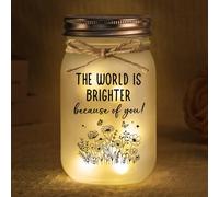 Juratar Christmas Thank You Gift, Thank You Gifts for Women, Appreciation Mason Jar Night Lights, Thank-You Gifts for Colleague, Teacher, Nurse, Friend, Doctor