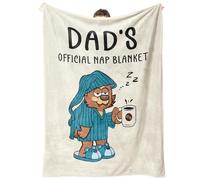 Juratar Funny Dad Gifts Blanket, Dads Birthday Gifts, Gift for Dad from Daughter Son, Dads Presents for Birthday Christmas, Super Soft Throws Blanket for Daddy, Father to be, 60 * 50in