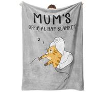 Juratar Mum Gifts Blanket, Mum Birthday Gifts, Presents for Mums on Valentines Mothers Day Christams, Cute Blanket Gift for Mummy from Daughter Son, Cat Mums Gift 60 * 50in