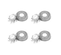 JurciCat 4 Pcs Replacement Shaver Head Replacement Shaver Blade For Electric Shaver Skull Shaver Pitbull For Men