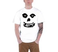 Jurek Skull All Over Print T Shirt Misfits White M