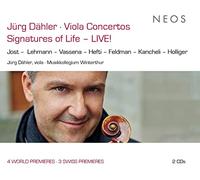 Jurg Dahler, Musikkollgium Winterthur - Viola Concertos "Signatures of Life - LIVE!"