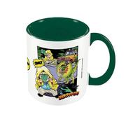 Juric Park In Your Face Anime Inner Two Tone Mug Dark Green/white (One Size)