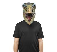 Juric World: Dominion Therizinosaurus 1/2 Mask Green/blue/grey (One Size)