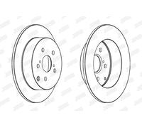 JURID 562415JC Brake Disc for TOYOTA