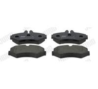 JURID 571950J Brake Pad Set, disc brake for MERCEDES-BENZ,PUCH,VW
