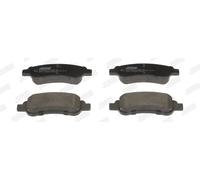 JURID 573030D Brake Pad Set, disc brake for CITROËN,PEUGEOT