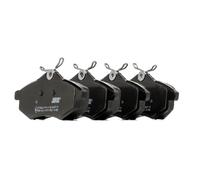 Jurid Brake Pad Set 573083J - Front for Citroen C2, C3 I, C2 Enterprise (02-16)