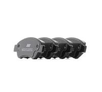 JURID Brake pad set 573135J not prepared for wear warning indicator with accessories TOYOTA: Aygo, PEUGEOT: 107 Hatchback, 108 Hatchback