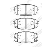 JURID 573730J Brake Pad Set, disc brake for HYUNDAI,KIA