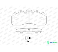 JURID DISC BRAKE BRAKE PAD SET 2917409560
