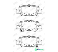 JURID DISC BRAKE BRAKE PAD SET 572601J FOR TOYOTA