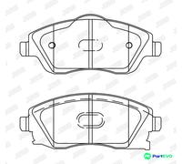 JURID DISC BRAKE BRAKE PAD SET 573011J FOR OPEL VAUXHALL