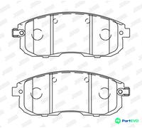 JURID DISC BRAKE BRAKE PAD SET 573304J FOR NISSAN