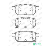 JURID DISC BRAKE BRAKE PAD SET 573384J FOR SUZUKI