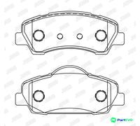 JURID DISC BRAKE BRAKE PAD SET 573630J FOR CITROËN PEUGEOT