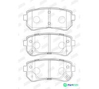 JURID DISC BRAKE BRAKE PAD SET 573757J FOR KIA