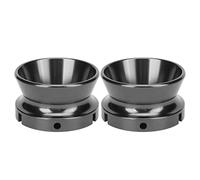 Juroupi 1 Pair 10 Inch NAB Hub Adapters Polished Aluminum Alloy Opener Universal Loading Device for Studer for Akai