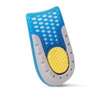 Juroupi 1 Pair Heel Lift Inserts Height Increase Insole Soft Breathable Design Sillicone Foot Support (2.5cm)
