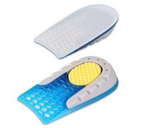 Juroupi 1 Pair Heel Lift Inserts Height Increase Insole Soft Breathable Design Sillicone Foot Support (3.5cm)