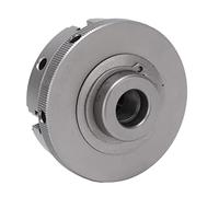 Juroupi 2.5in 4 Jaw Lathe Chuck Reversible Self Centering Chuck with 2 Levers Woodworking Clamping Tool
