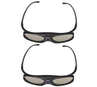 Juroupi 2Pcs 144Hz 3D Active Shutter Glasses DLP LinK LCD Lens 3D Glasses for 3D DLP Orojectors