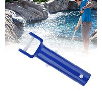 Juroupi 2Pcs Blue Swimming Pool V Shape Clamp/Holder Brush Head Handle Replacement Pool Accessories
