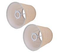 Juroupi 2Pcs Modern Lampshade Home European E14 Lamp Shade for Table Lamps Floor Lamps Chandeliers